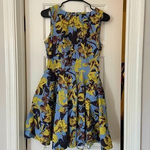 ModCloth Closet London Luck Be a Lady Dress in Daffodils SIZE 12 US / 14 UK